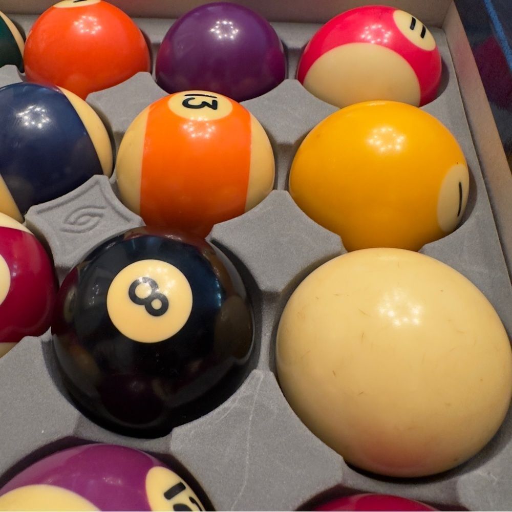 Vintage billiard balls | vintage billiard balls set - Picture 6 of 9